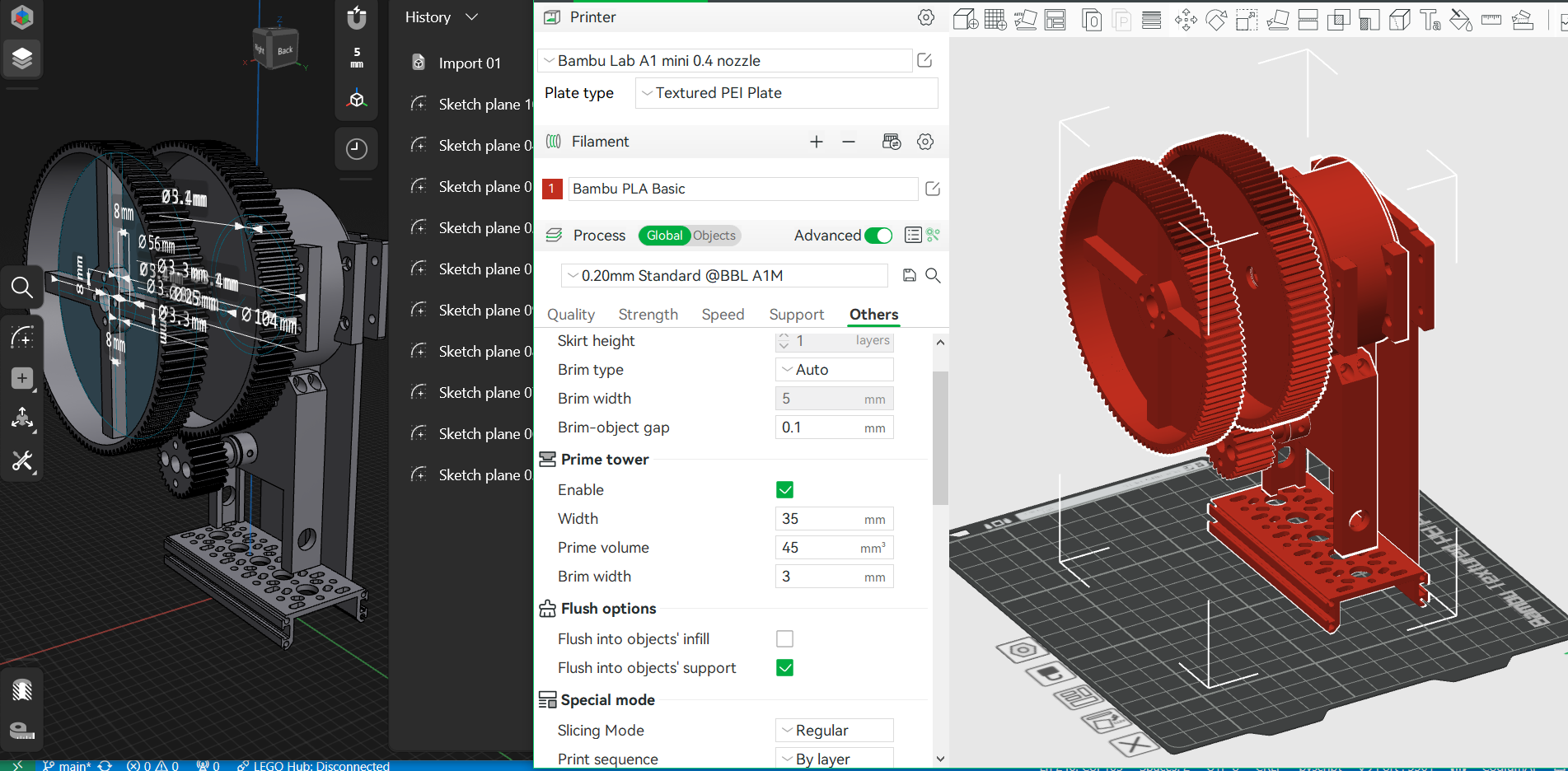 3D Model of Gear Attachment